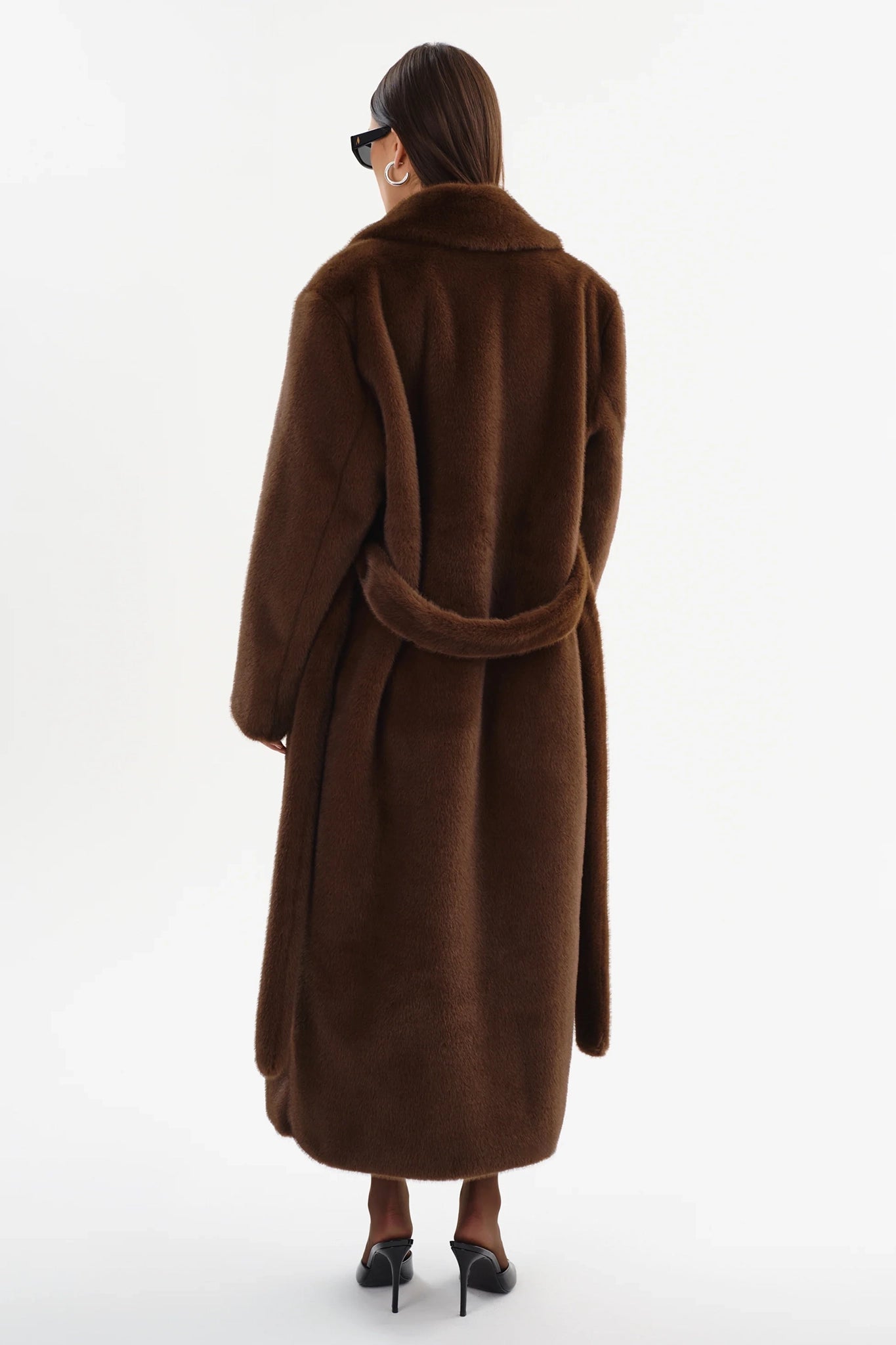 Darelle Oversized Faux Fur Maxi Coat Jackets & Coats LAMARQUE