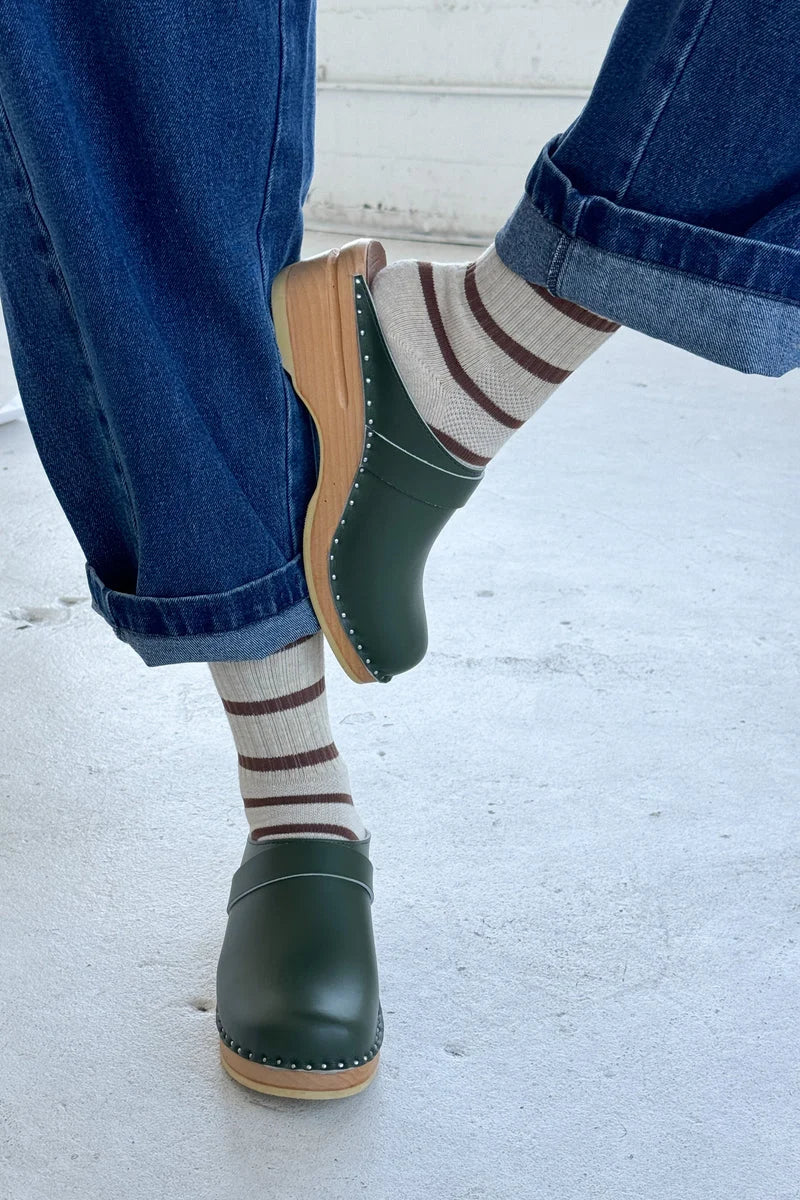 Striped Boyfriend Socks Accessories Le Bon Shoppe