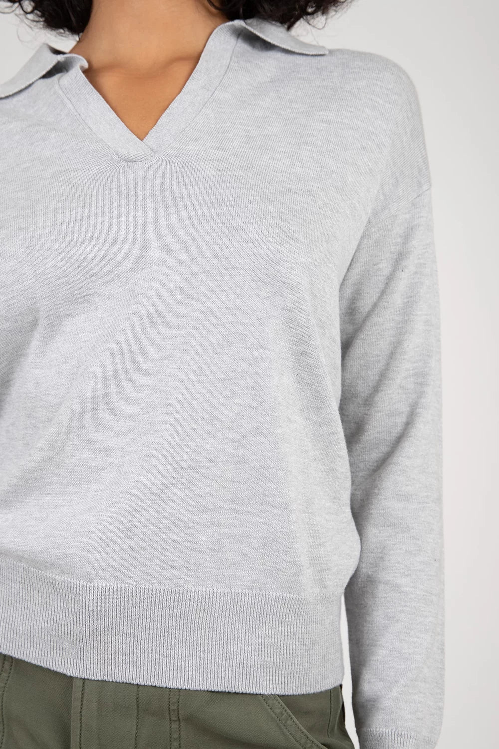 Bianca Polo Sweaters & Knits One Grey Day   