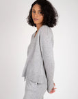 Sloane Cashmere V-Neck Sweaters & Knits One Grey Day   