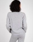 Sloane Cashmere V-Neck Sweaters & Knits One Grey Day   