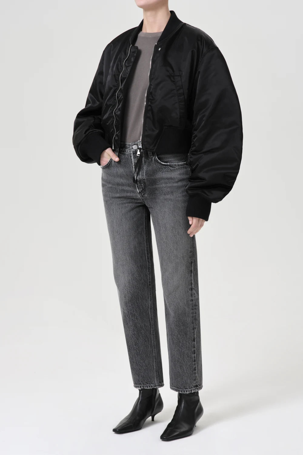 Shoreditch Ski Club x AGOLDE Jett Bomber Jacket Jackets & Coats Agolde