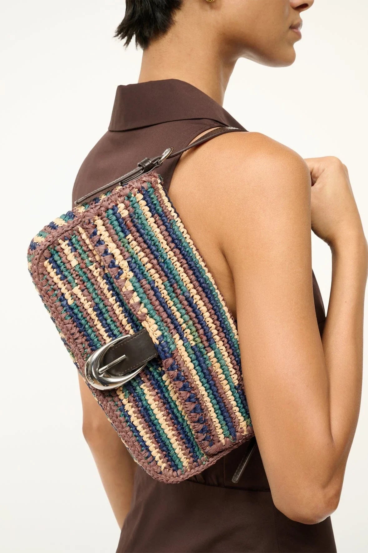 Harlow Raffia Bag Accessories STAUD