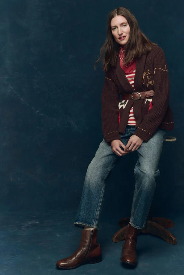 The Lasso Lodge Cardigan Sweaters & Knits The Great