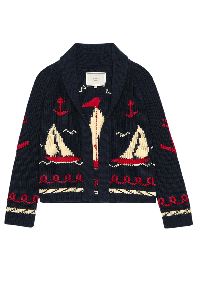 The Sailboat Lodge Cardigan Sweaters & Knits The Great