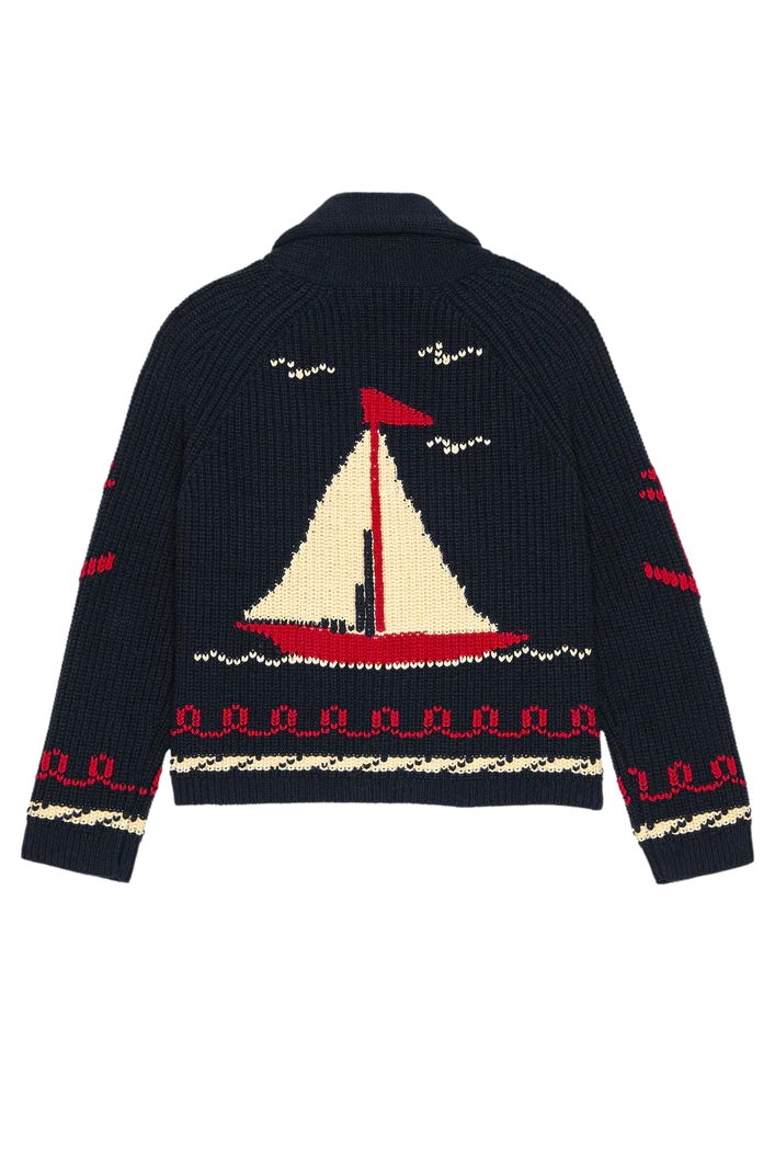 The Sailboat Lodge Cardigan Sweaters & Knits The Great