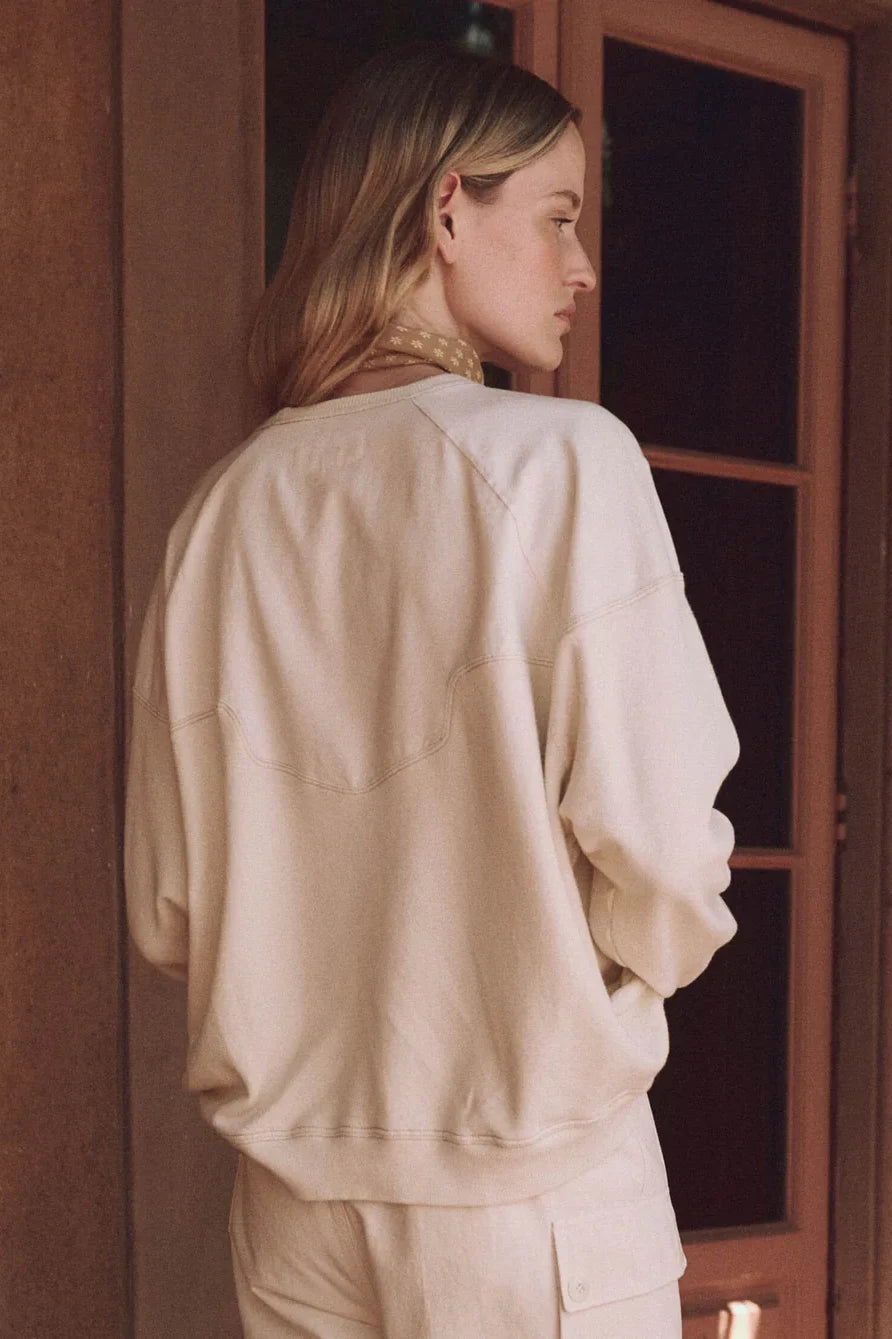 The Western Slouched Sweatshirt Sweaters & Knits The Great