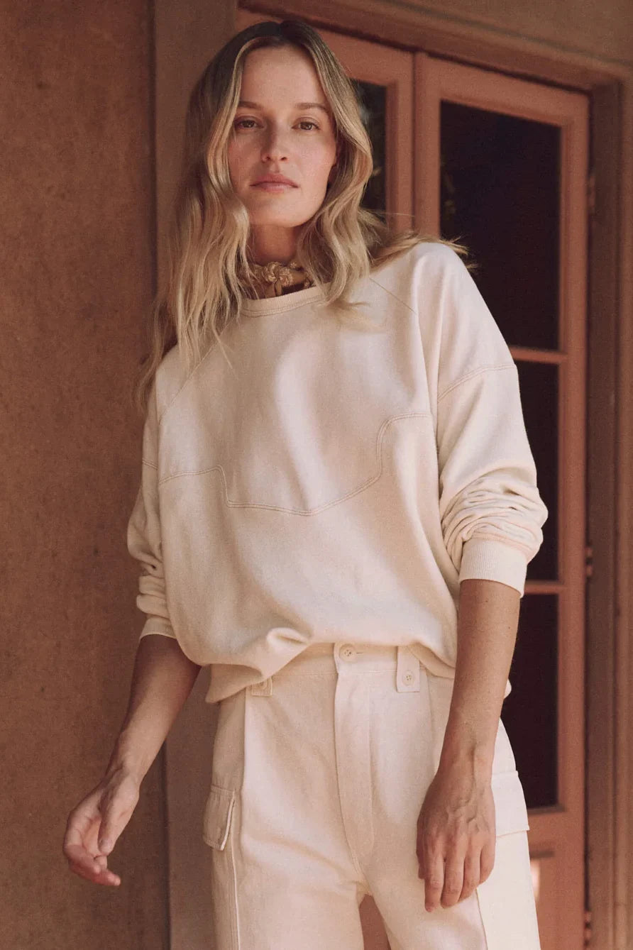 The Western Slouched Sweatshirt Sweaters & Knits The Great