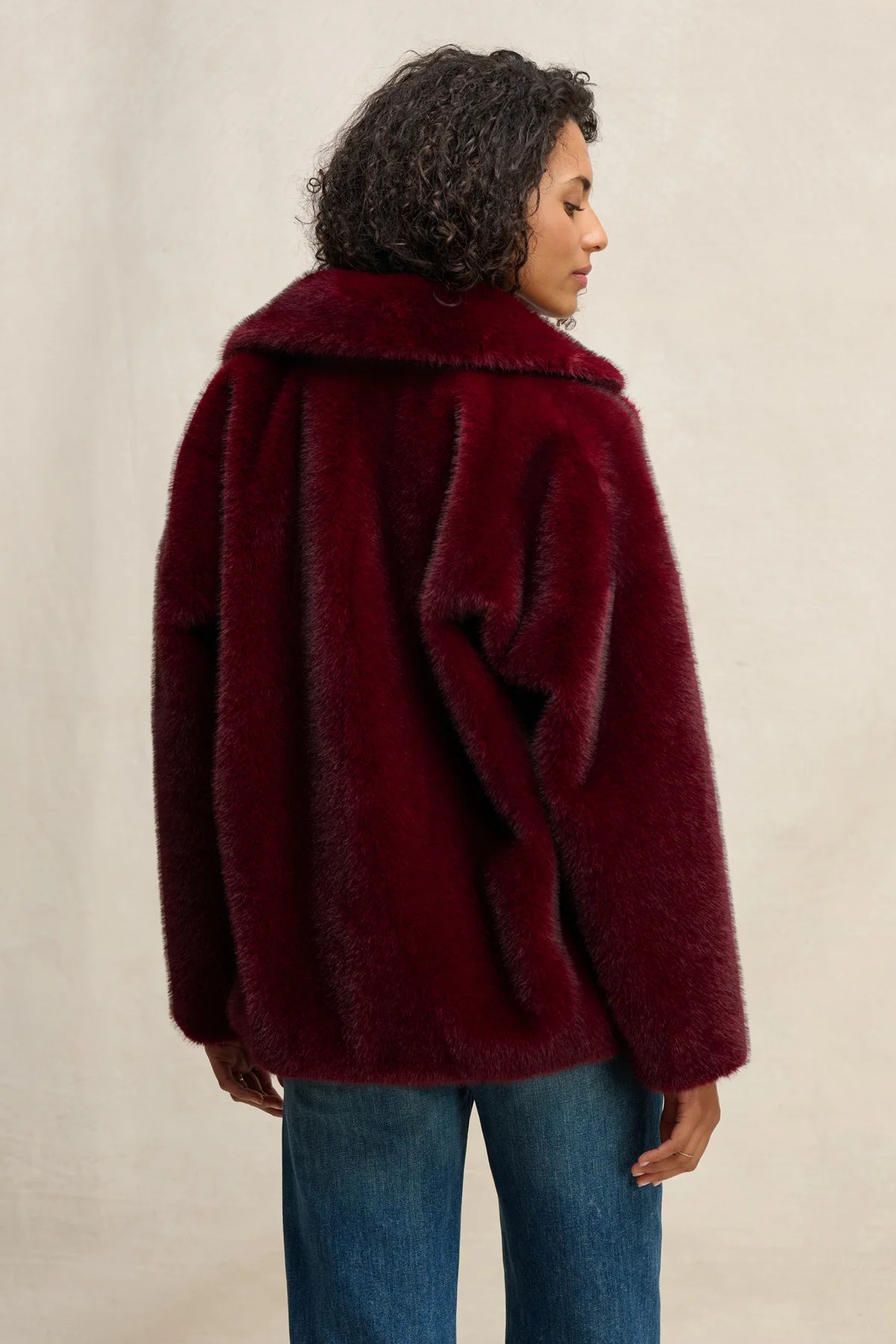 Carolyn Faux Fur Jacket Jackets & Coats Velvet by Graham & Spencer