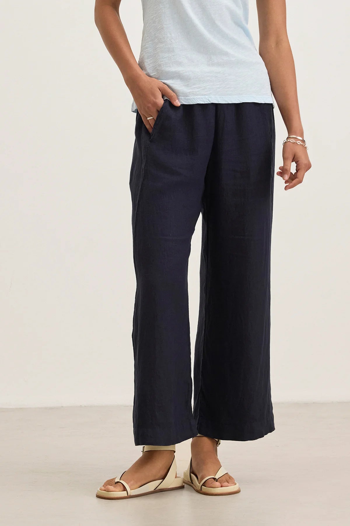 Lola Linen Pant Pants Velvet by Graham & Spencer