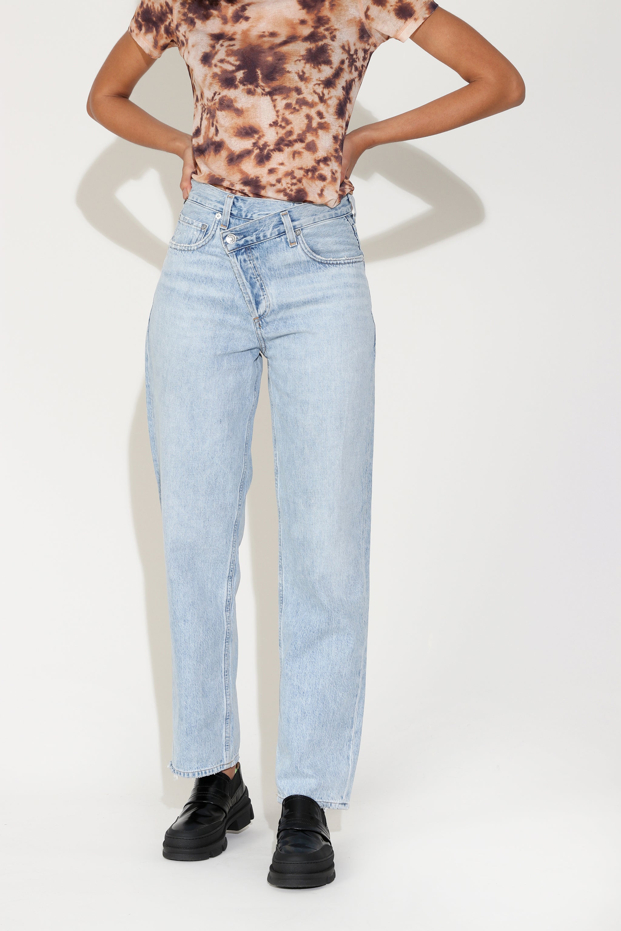AGOLDE Criss Cross Upsized Jean Suburbia Wash 28 Jeans