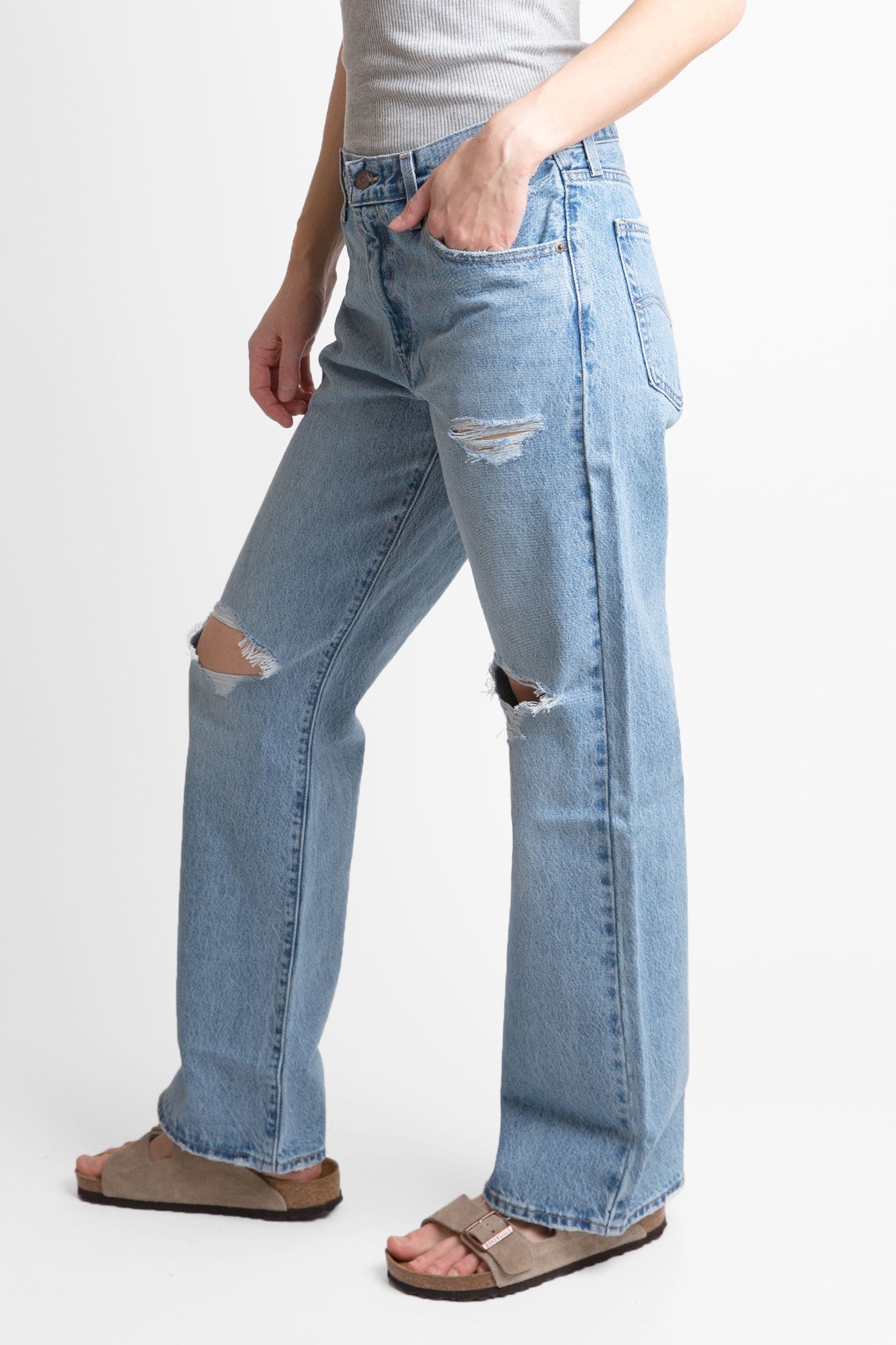 Baggy Bootcut Jeans Pants Levi's   