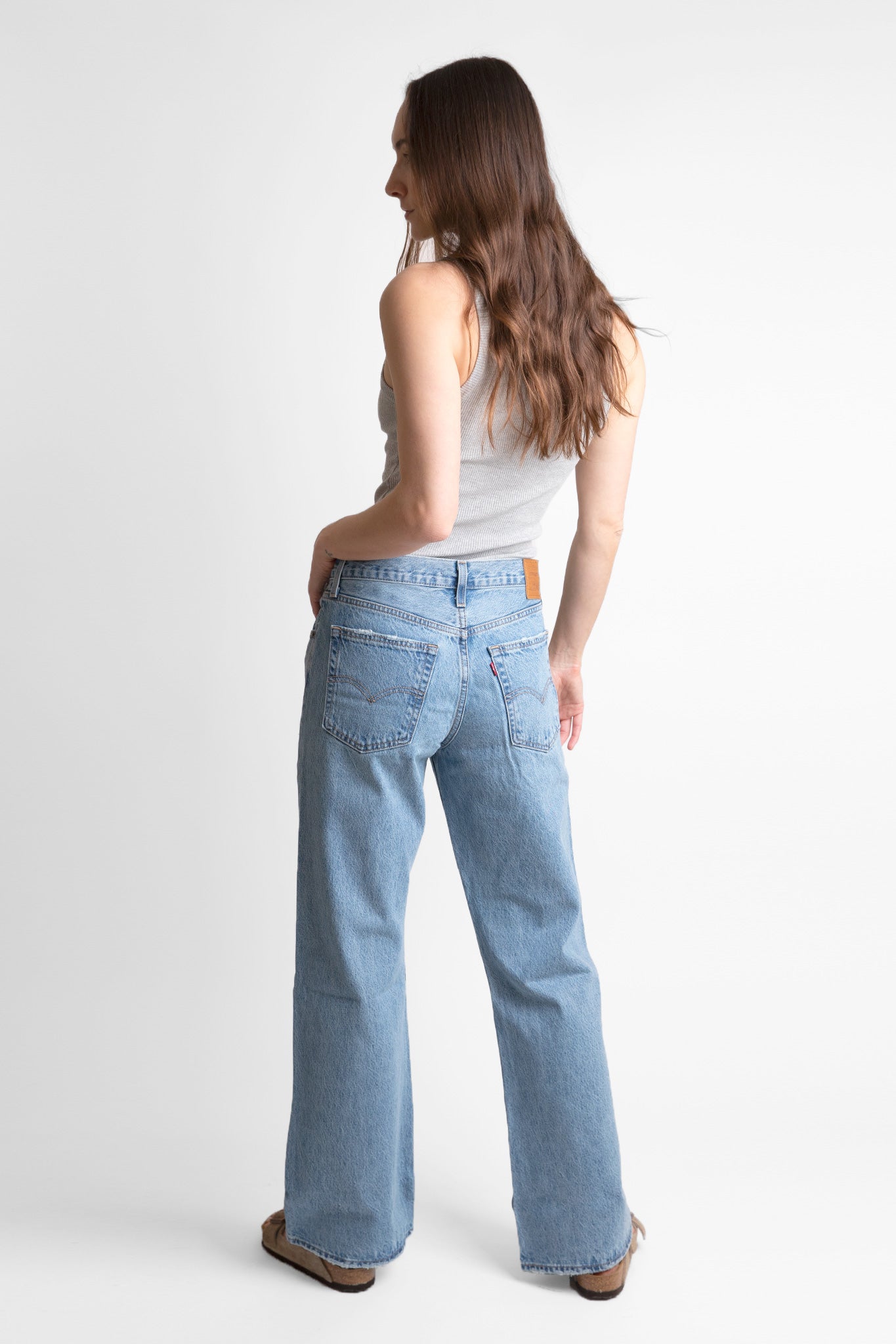 Levi's baggy bootcut jeans Clearance