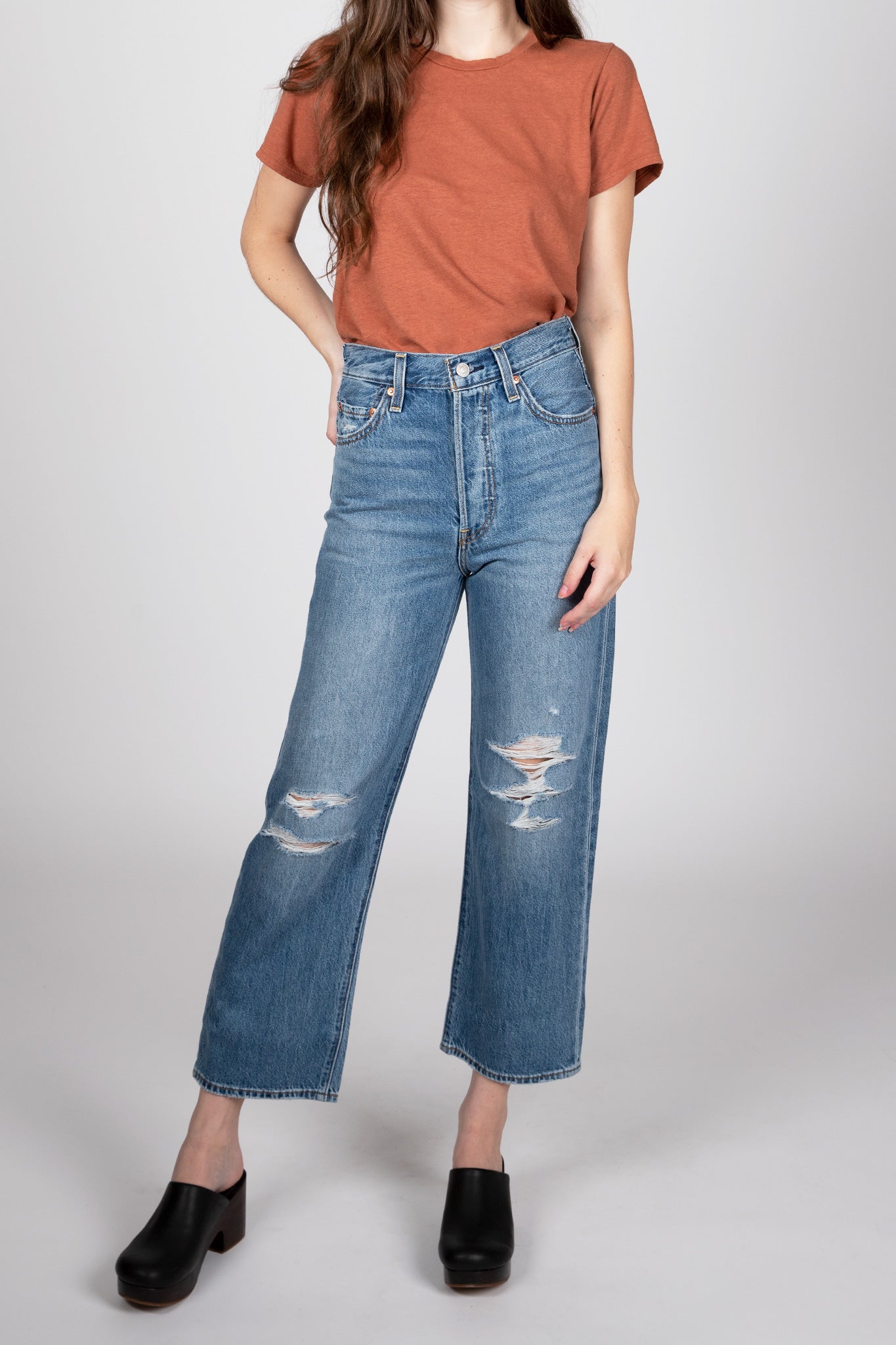 12 inch rise sales jeans