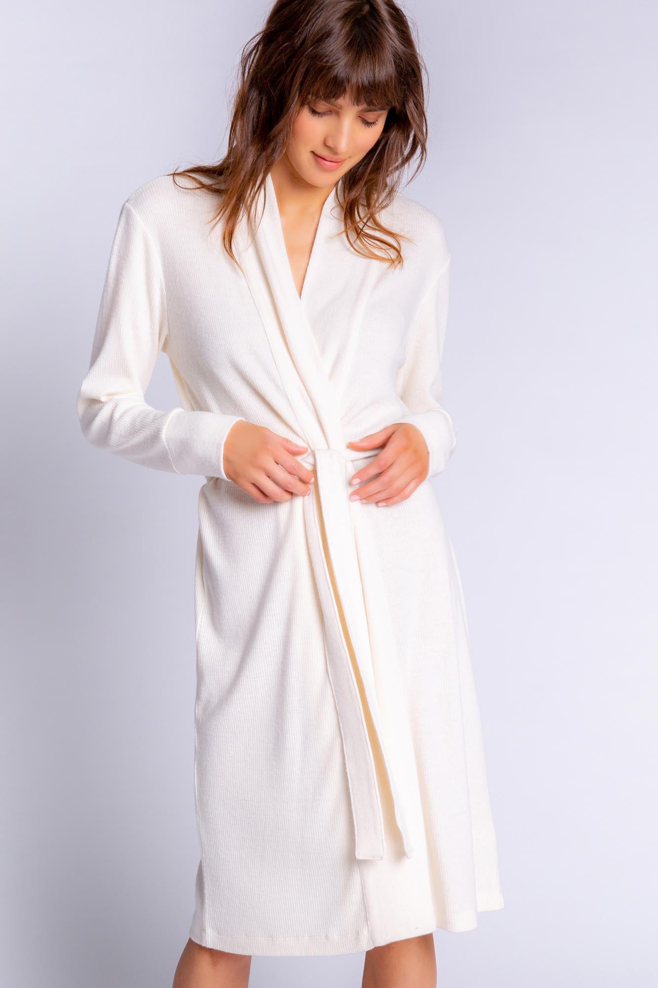 Textured Essentials Robe Sleepwear P.J. Salvage   