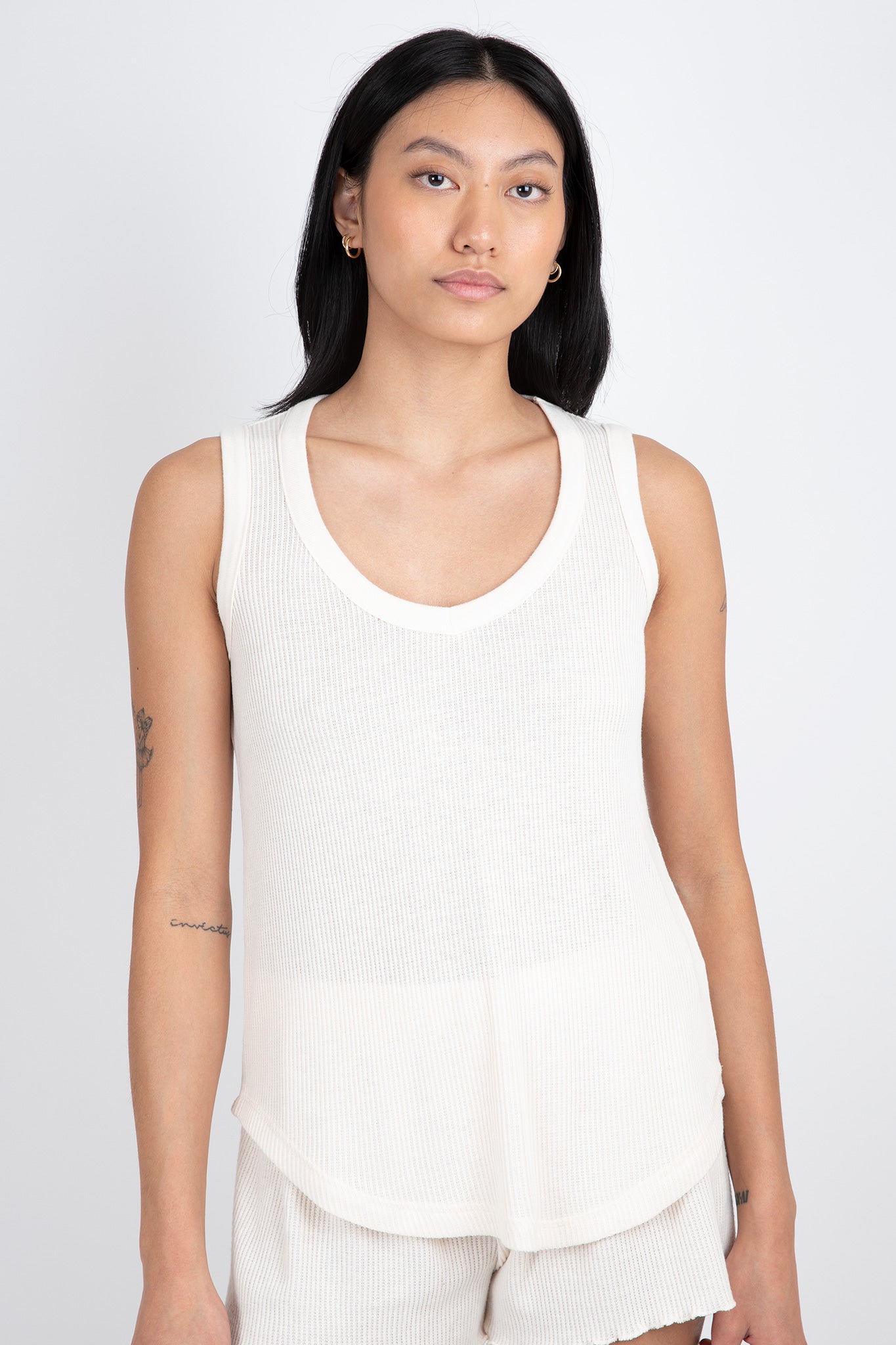 Textured Essentials Tank Sleepwear P.J. Salvage   