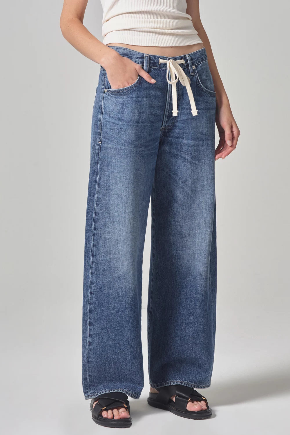 Brynn Drawstring Trouser Pants Citizens of Humanity   