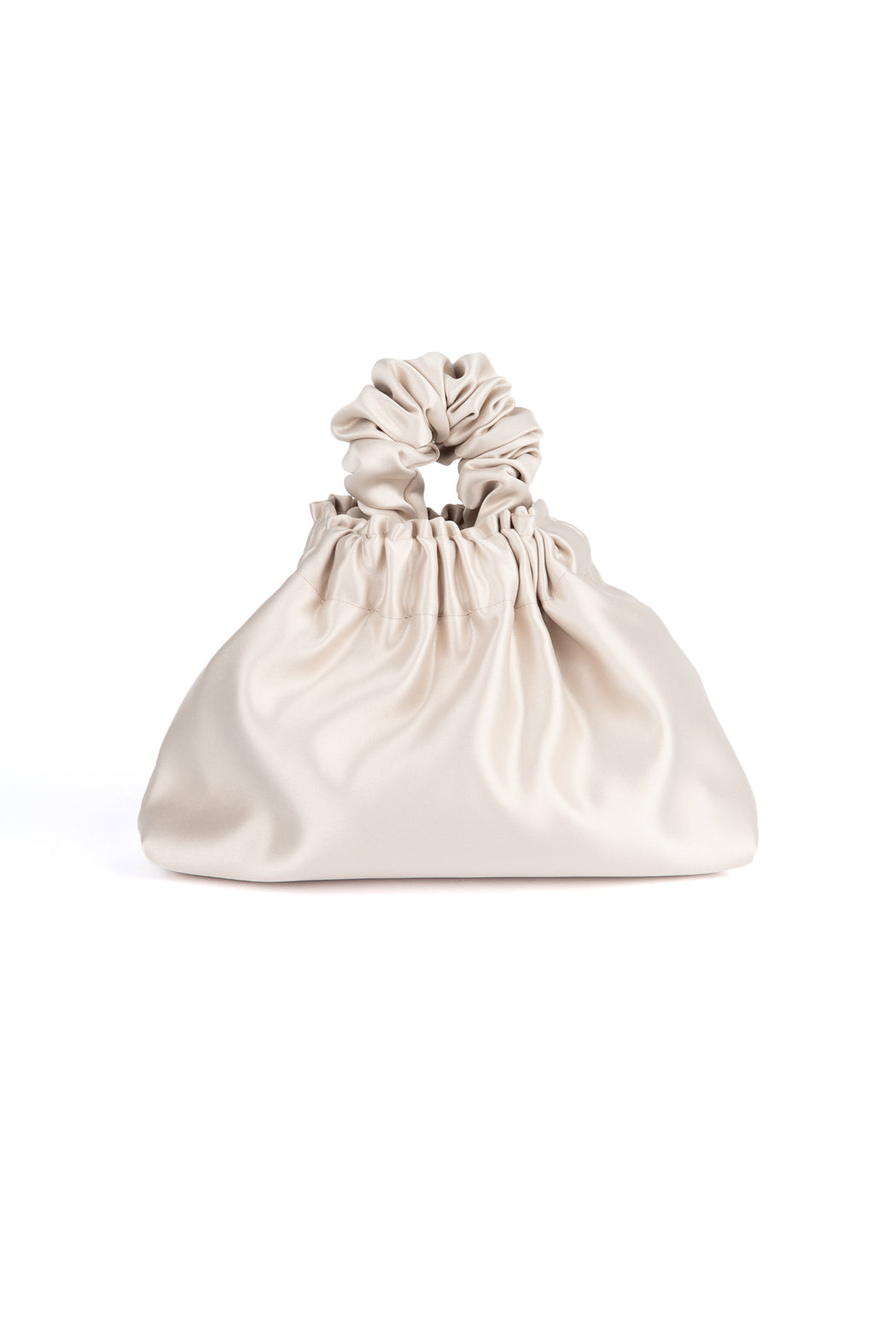    A-Bronze-Age-Halo-Scrunchie-Bag-Champagne