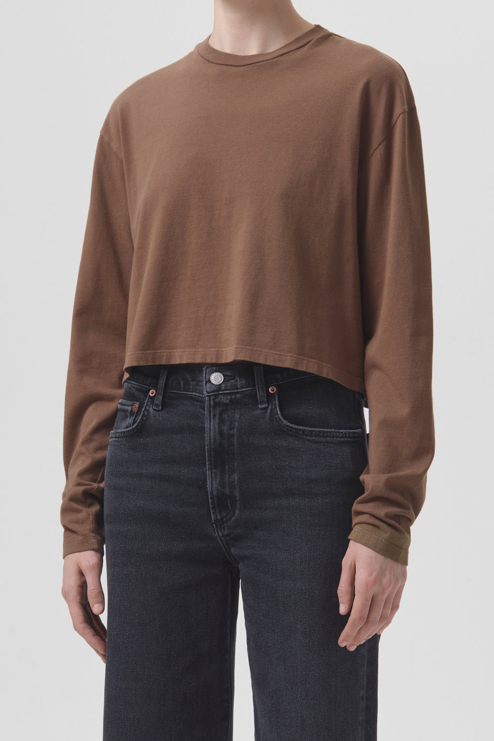 AGOLDE-Mason-Cropped-Tee-Mouse