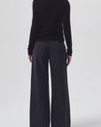 AGOLDE-Pascale-Velvet-Turtleneck-Black