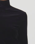 AGOLDE-Pascale-Velvet-Turtleneck-Black