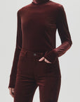 Pascale Velvet Turtleneck Tops Agolde   