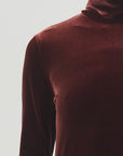 Pascale Velvet Turtleneck Tops Agolde   