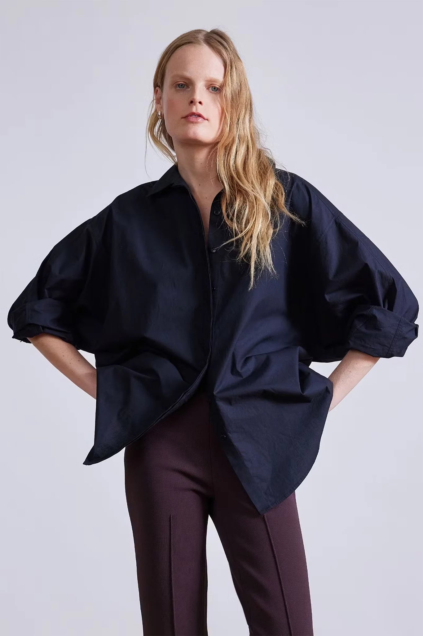 Kaarina Dolman Button Down Tops Apiece Apart   