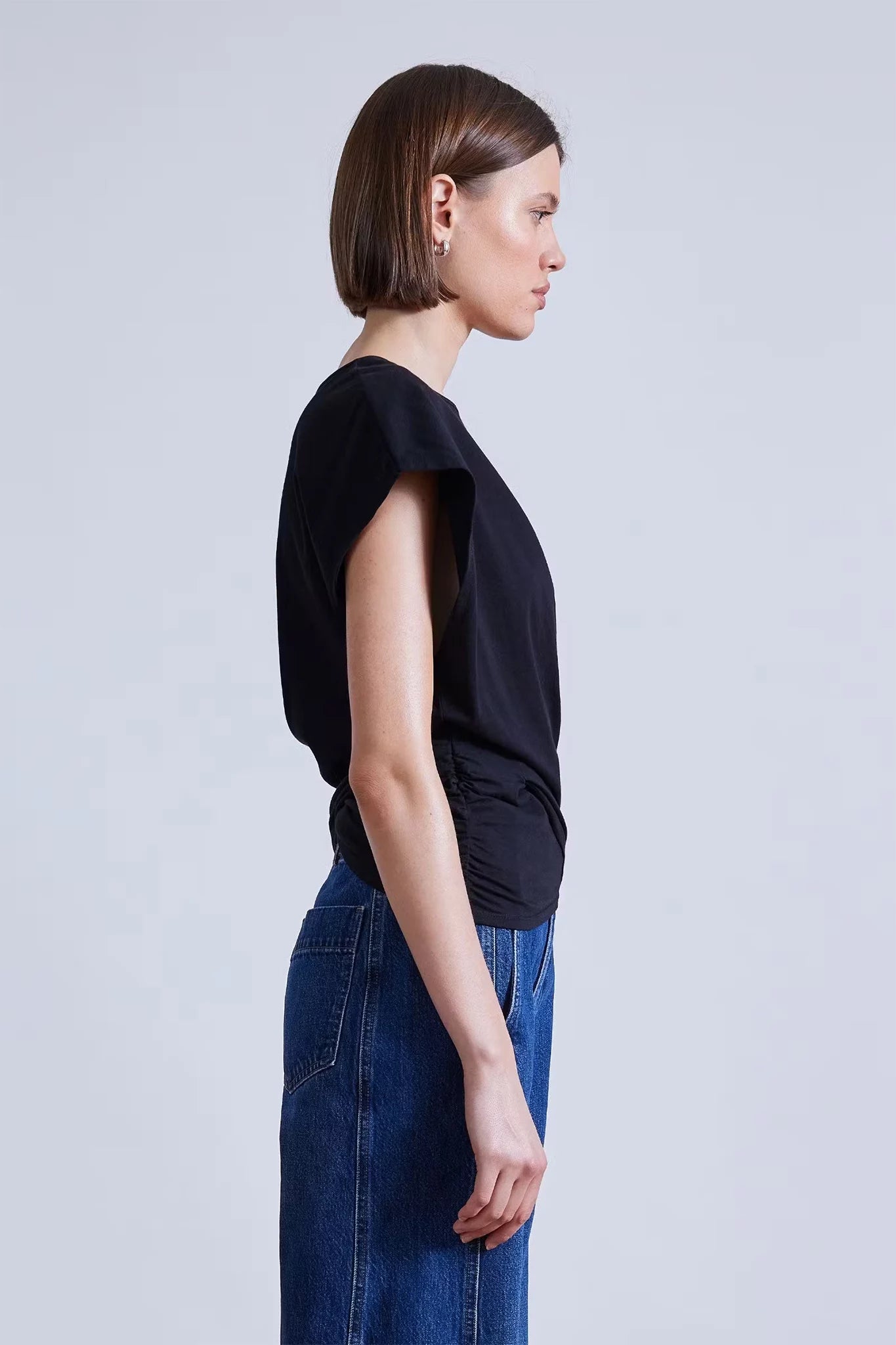 Twist Drape Tee T-Shirts Apiece Apart   