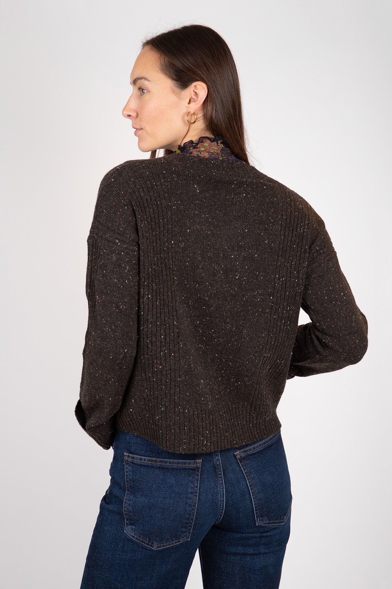Autumn-Cashmere-Boxy-Cuffed-V-Neck-Cardigan-Fatigue