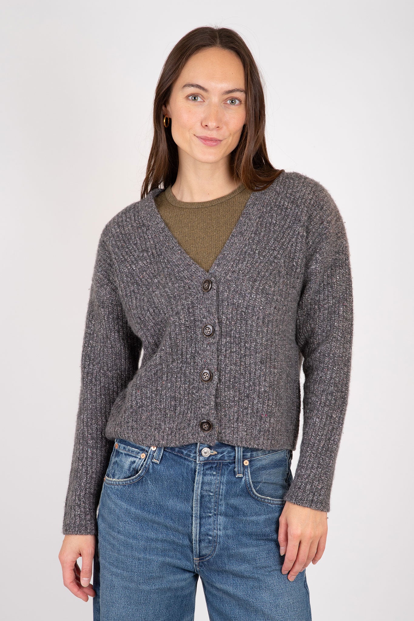    Autumn-Cashmere-Full-Fashioned-V-Neck-Cardi-Asphalt