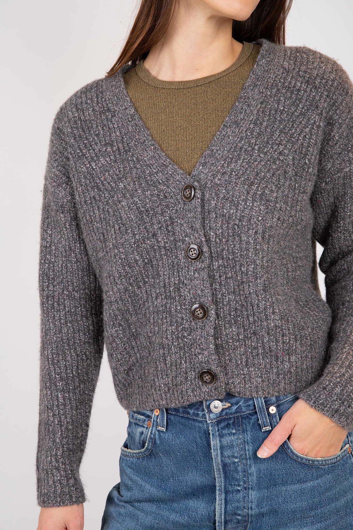    Autumn-Cashmere-Full-Fashioned-V-Neck-Cardi-Asphalt