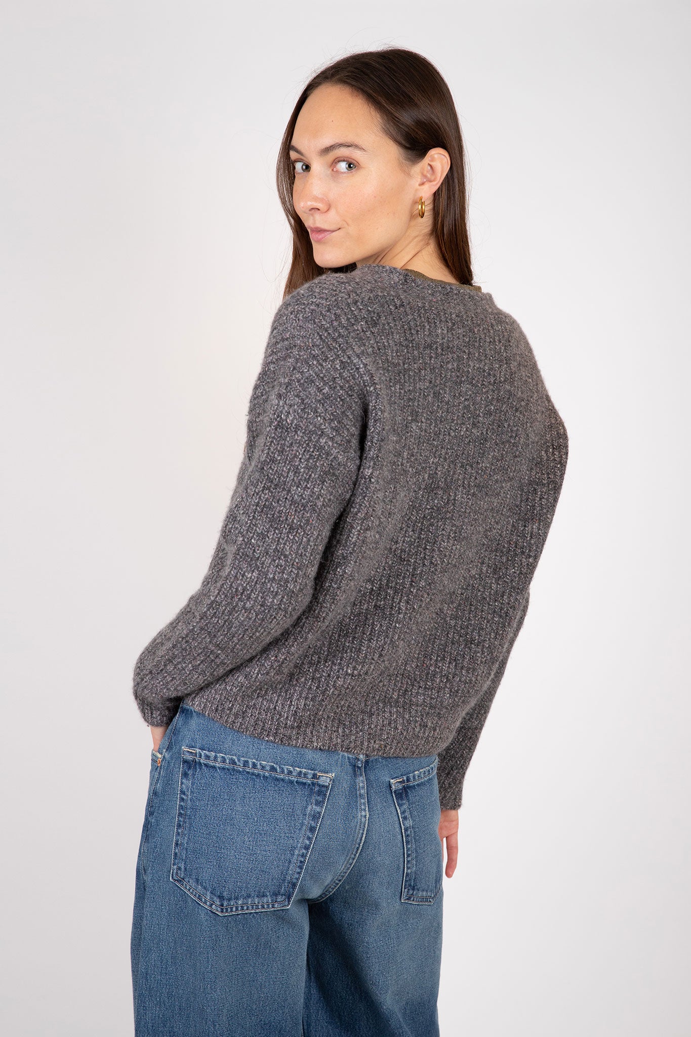    Autumn-Cashmere-Full-Fashioned-V-Neck-Cardi-Asphalt