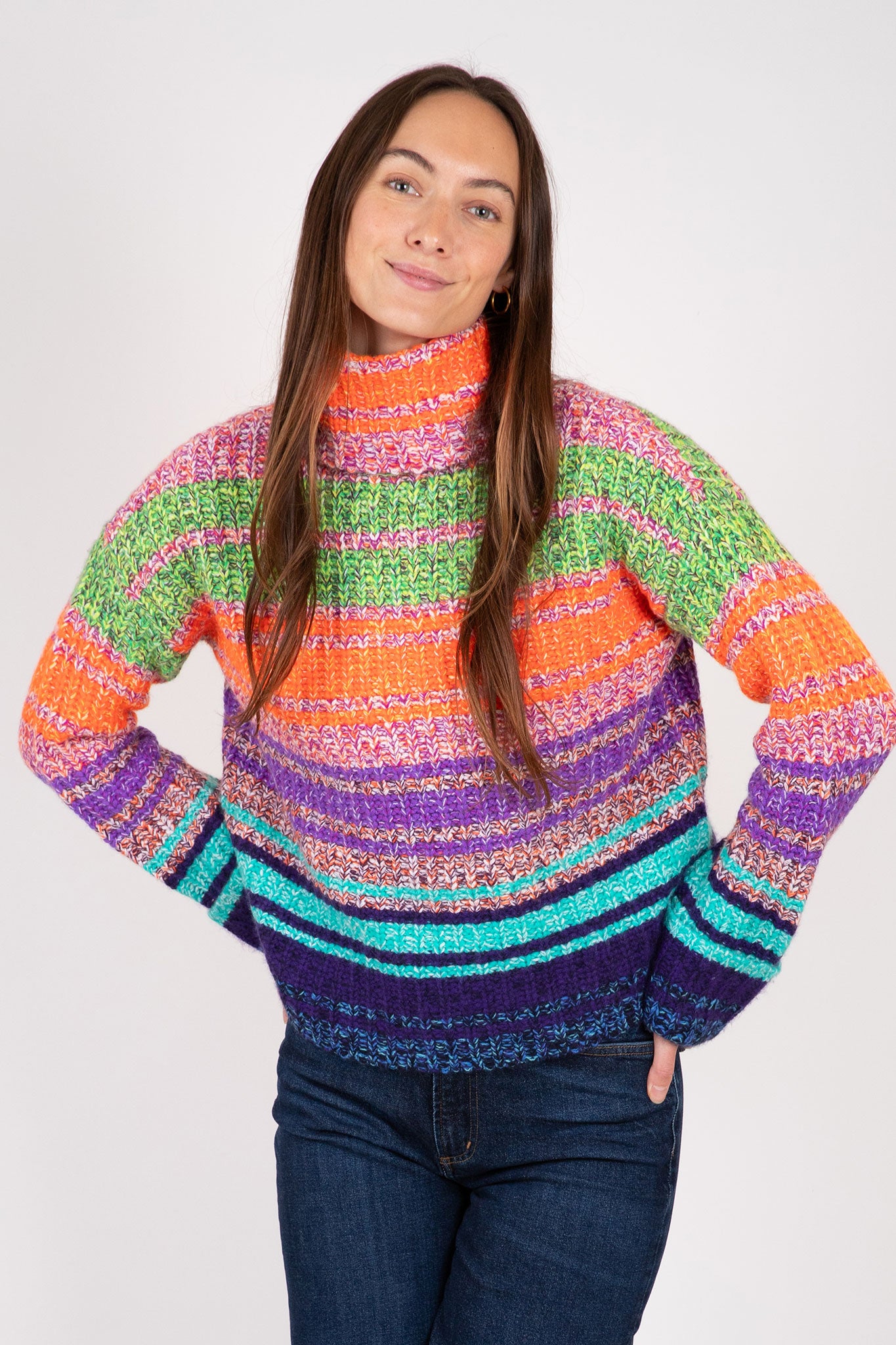    Autumn-Cashmere-Gradient-Marled-Cowl-Neck-Sweater-Bright-Combo