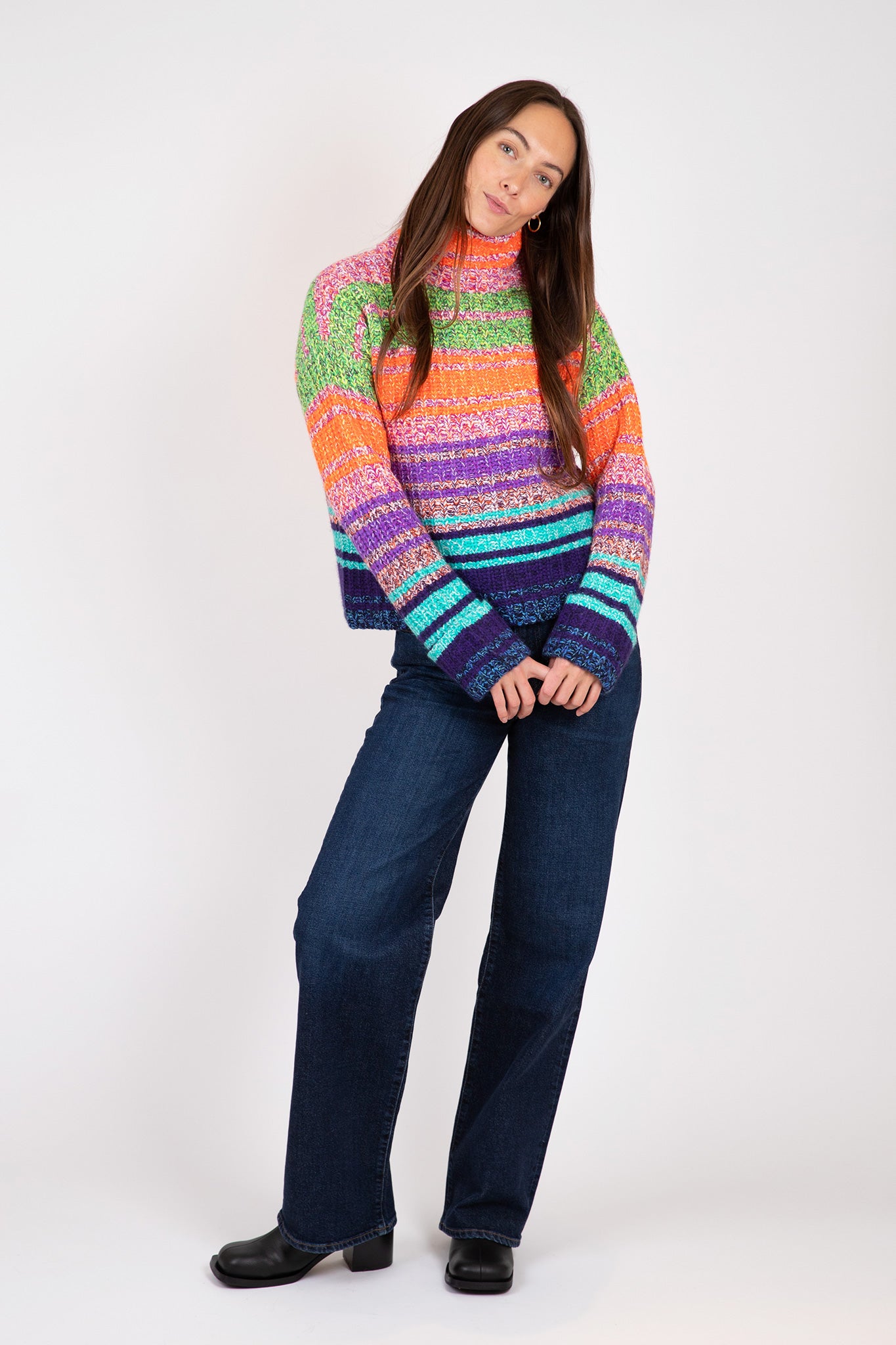    Autumn-Cashmere-Gradient-Marled-Cowl-Neck-Sweater-Bright-Combo