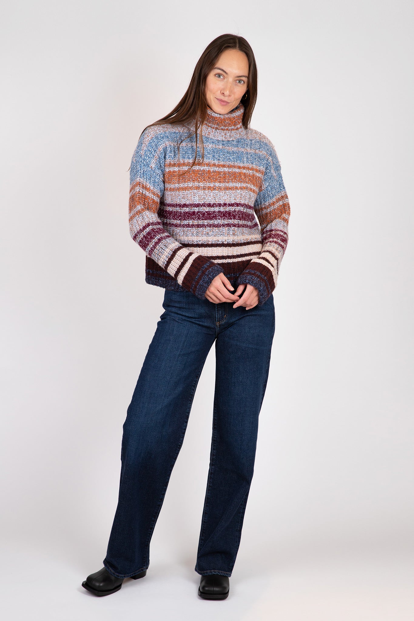    Autumn-Cashmere-Gradient-Marled-Cowl-Neck-Sweater-Navy-Combo
