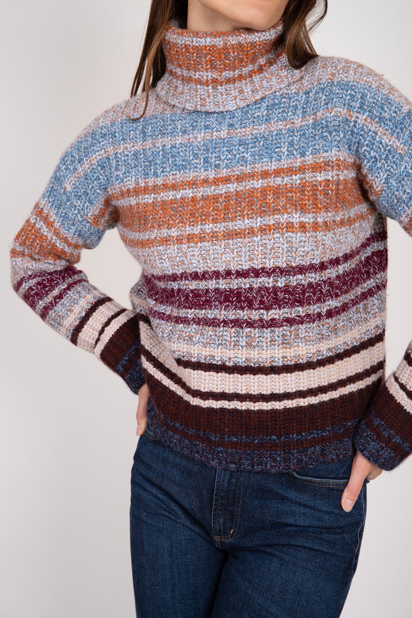    Autumn-Cashmere-Gradient-Marled-Cowl-Neck-Sweater-Navy-Combo