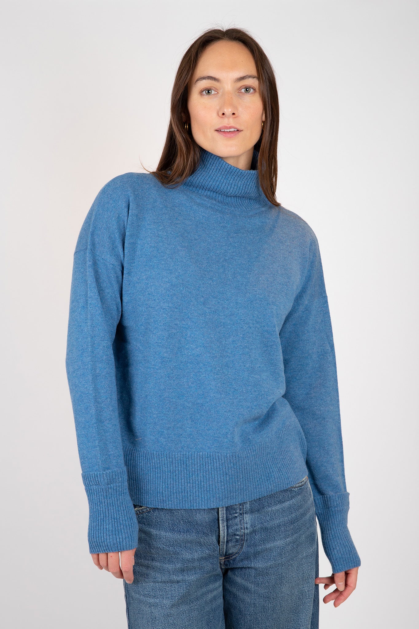    Autumn-Cashmere-Relaxed-Mock-Neck-Sweater-Mariner