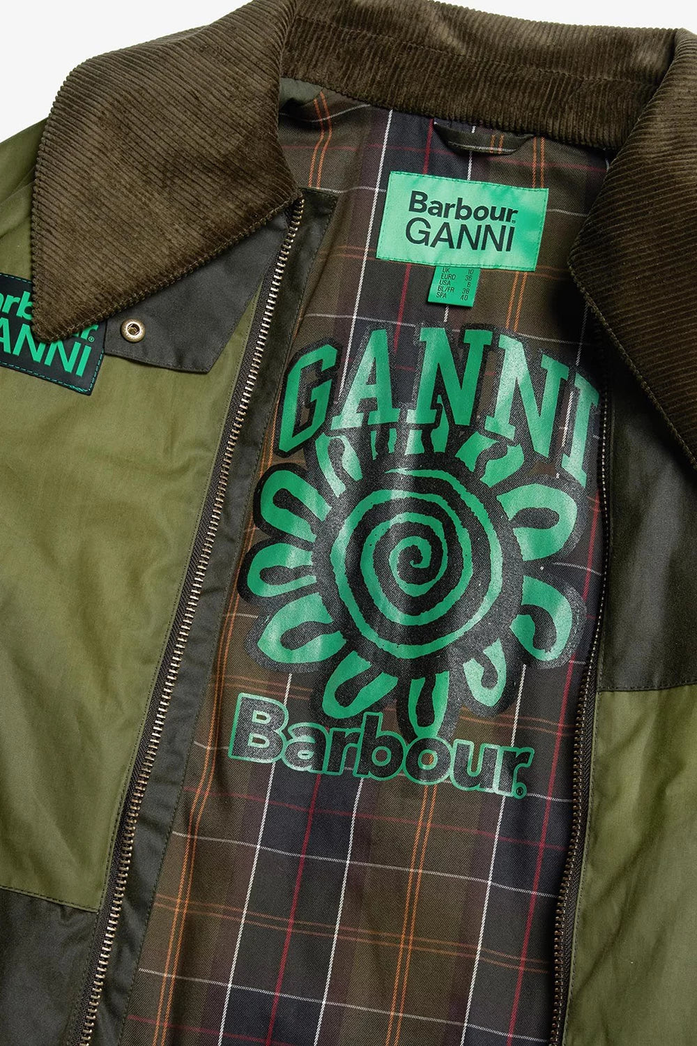 Bomber Wax Jacket Jackets &amp; Coats Barbour x GANNI   