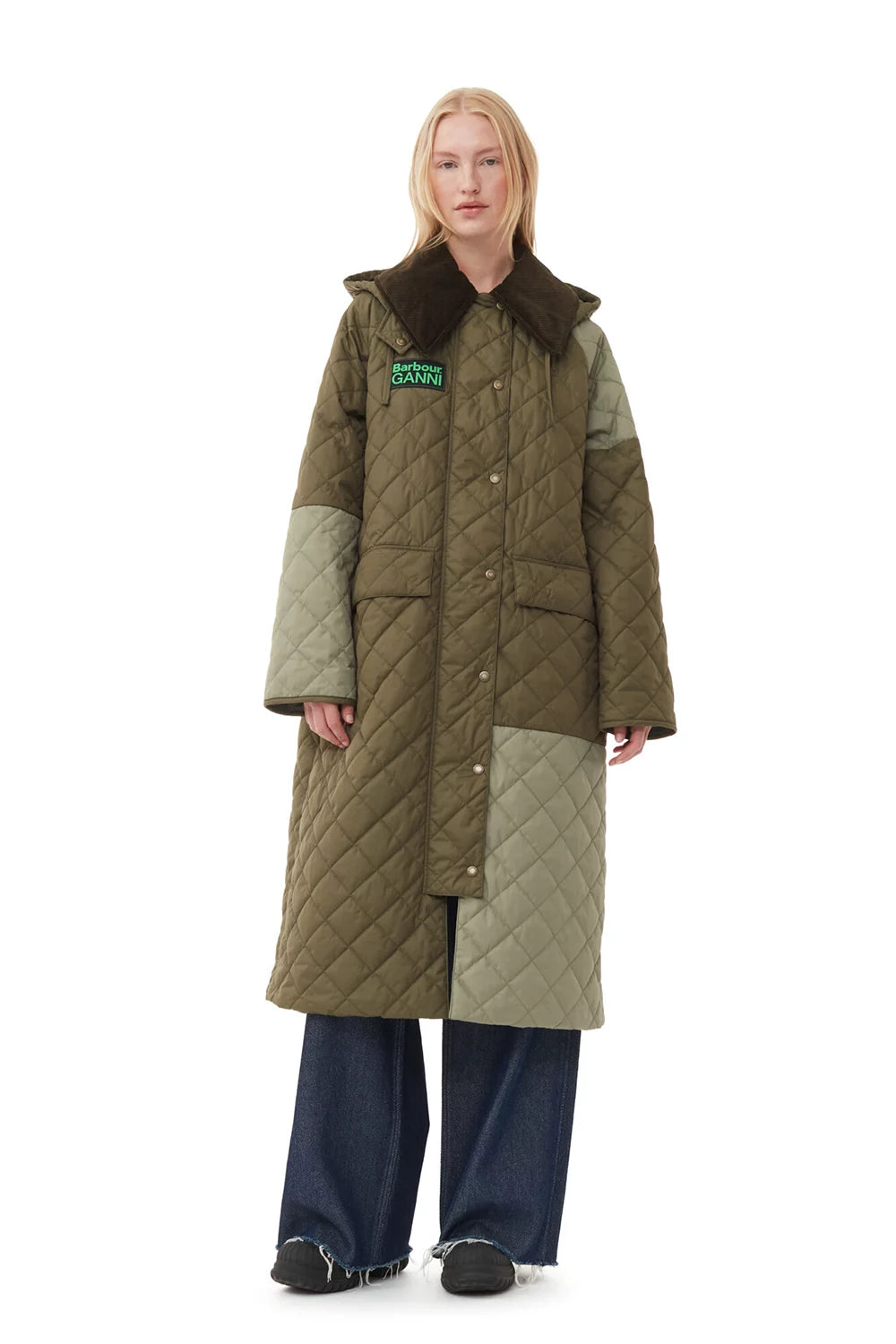 Burghley Quilted Jacket Jackets &amp; Coats Barbour x GANNI   