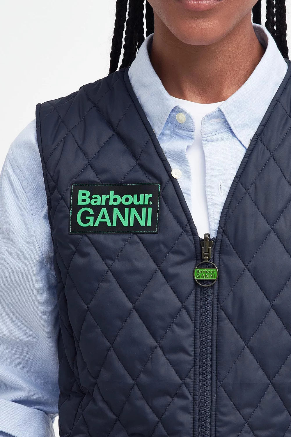 Barbour-GANNI-Reversible-Betty-Liner-Navy-Classic