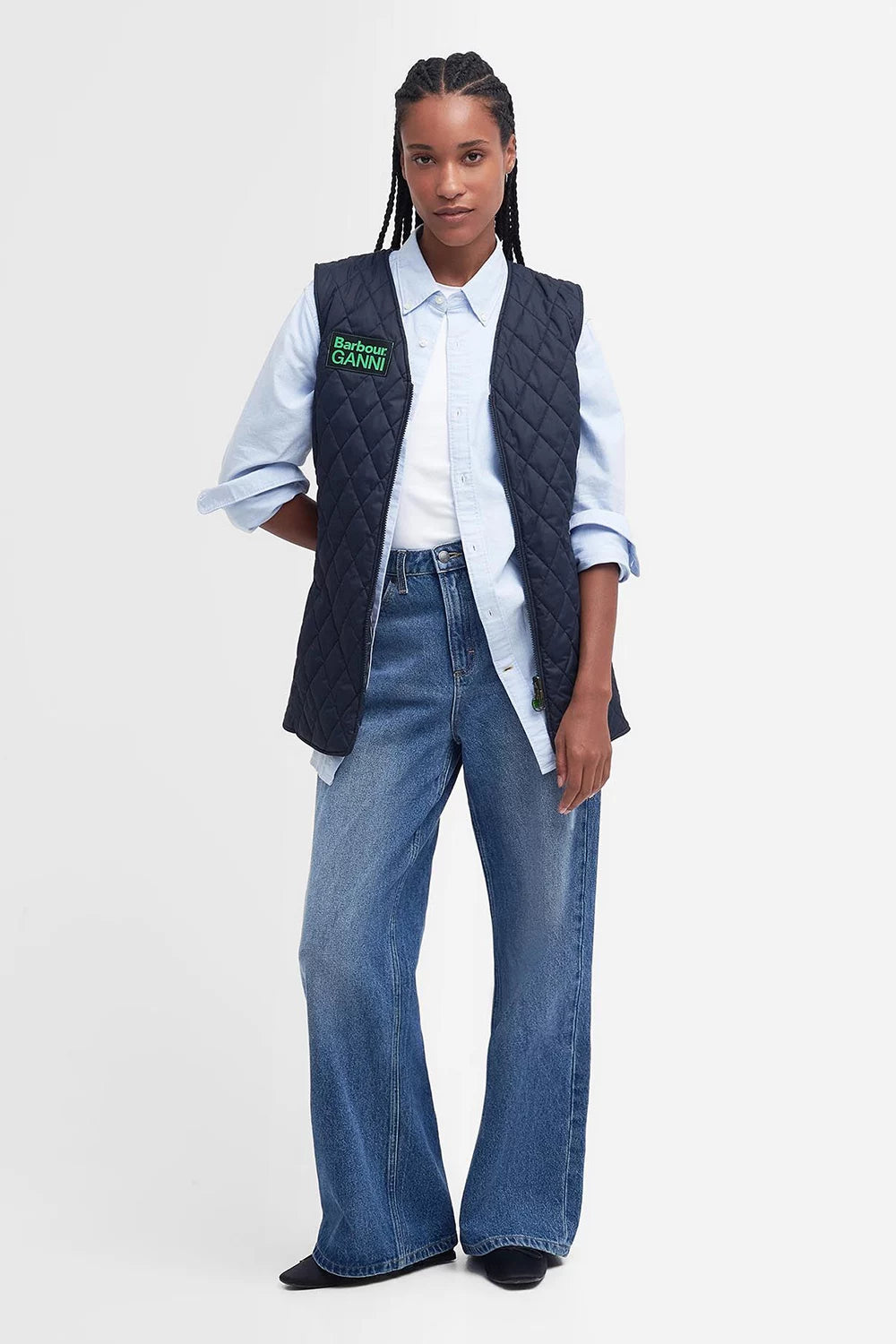 Barbour-GANNI-Reversible-Betty-Liner-Navy-Classic