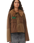Barbour-GANNI-Spey-Wax-Jacket-Tan-Sand