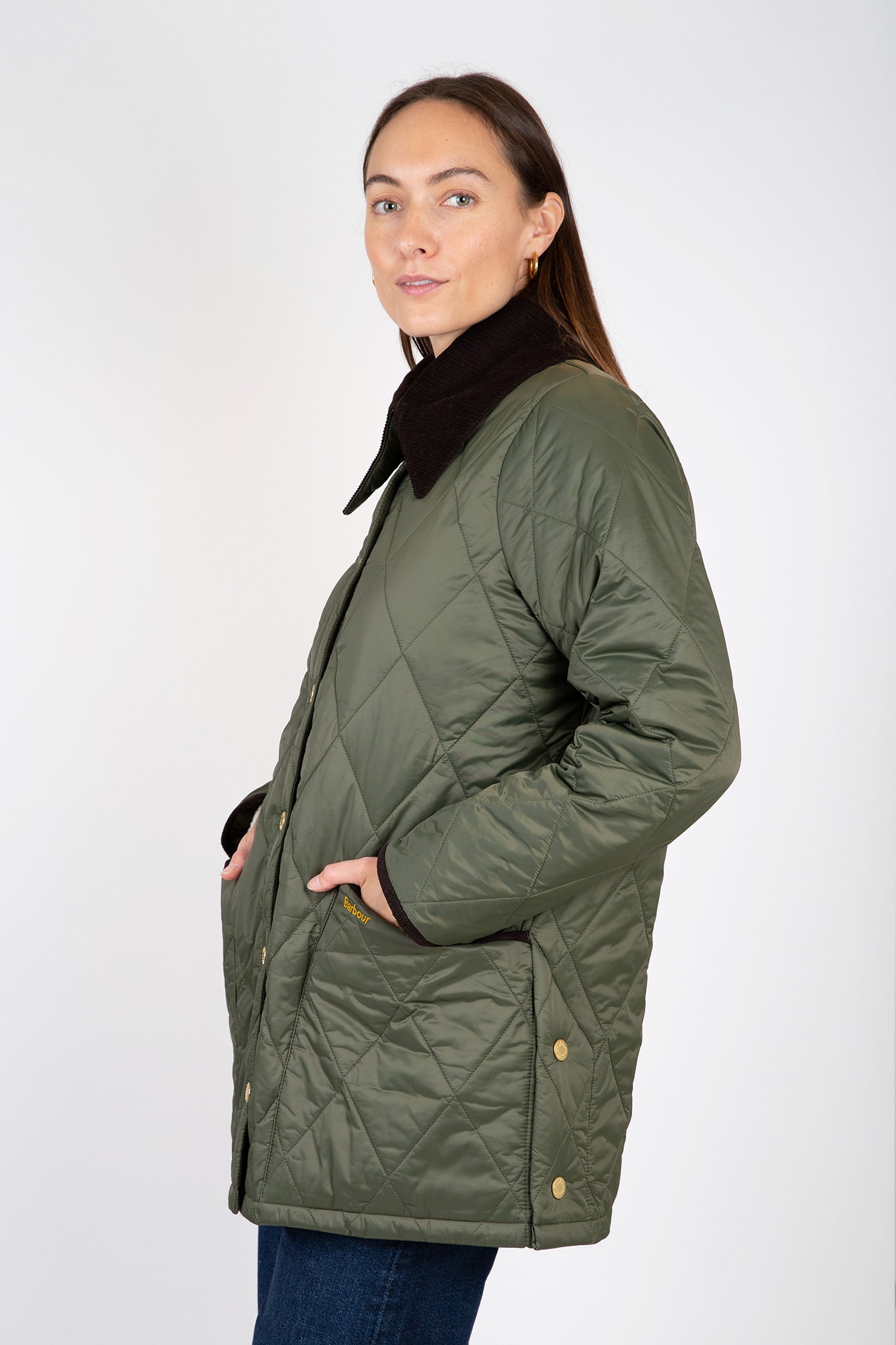 Barbour-Modern-Liddesdale-Quilt-Olive