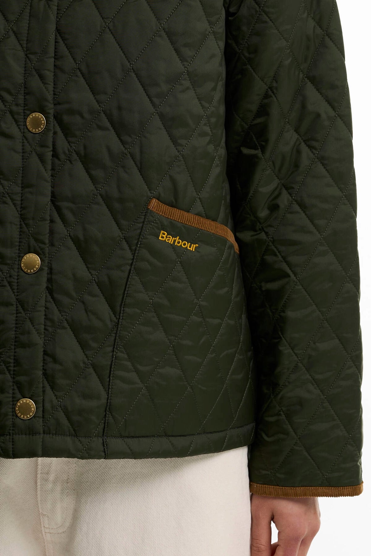 Icons Cropped Liddesdale Quilted Jacket Jackets &amp; Coats Barbour