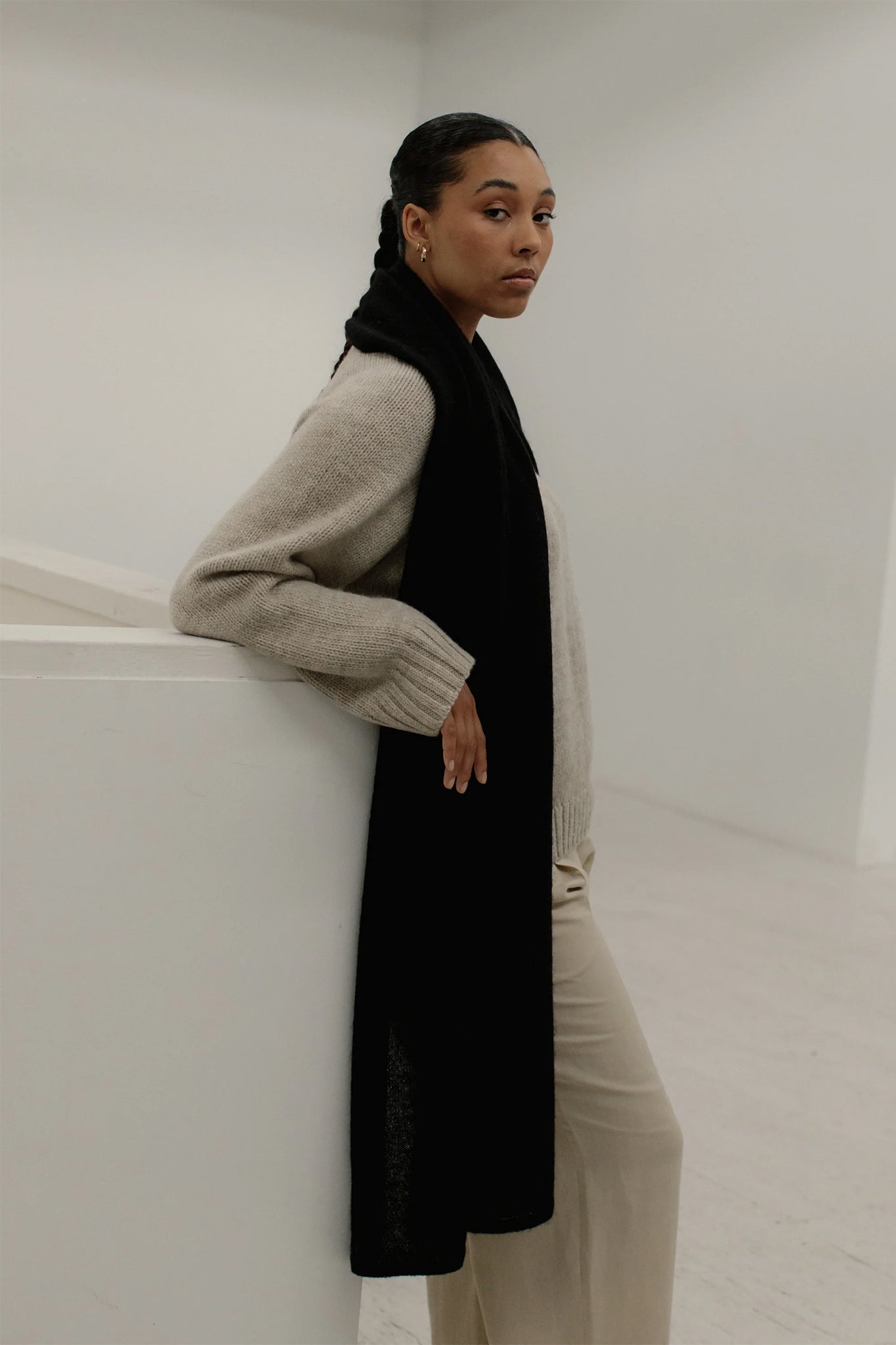   Bare-Knitwear-Alpaca-Travel-Wrap-Black
