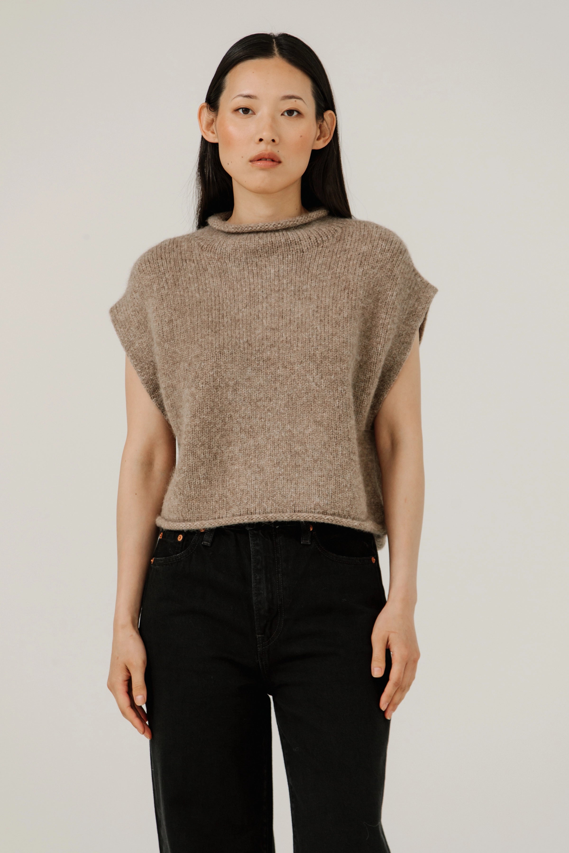 Alpaca Iris Vest Sweaters & Knits Bare Knitwear