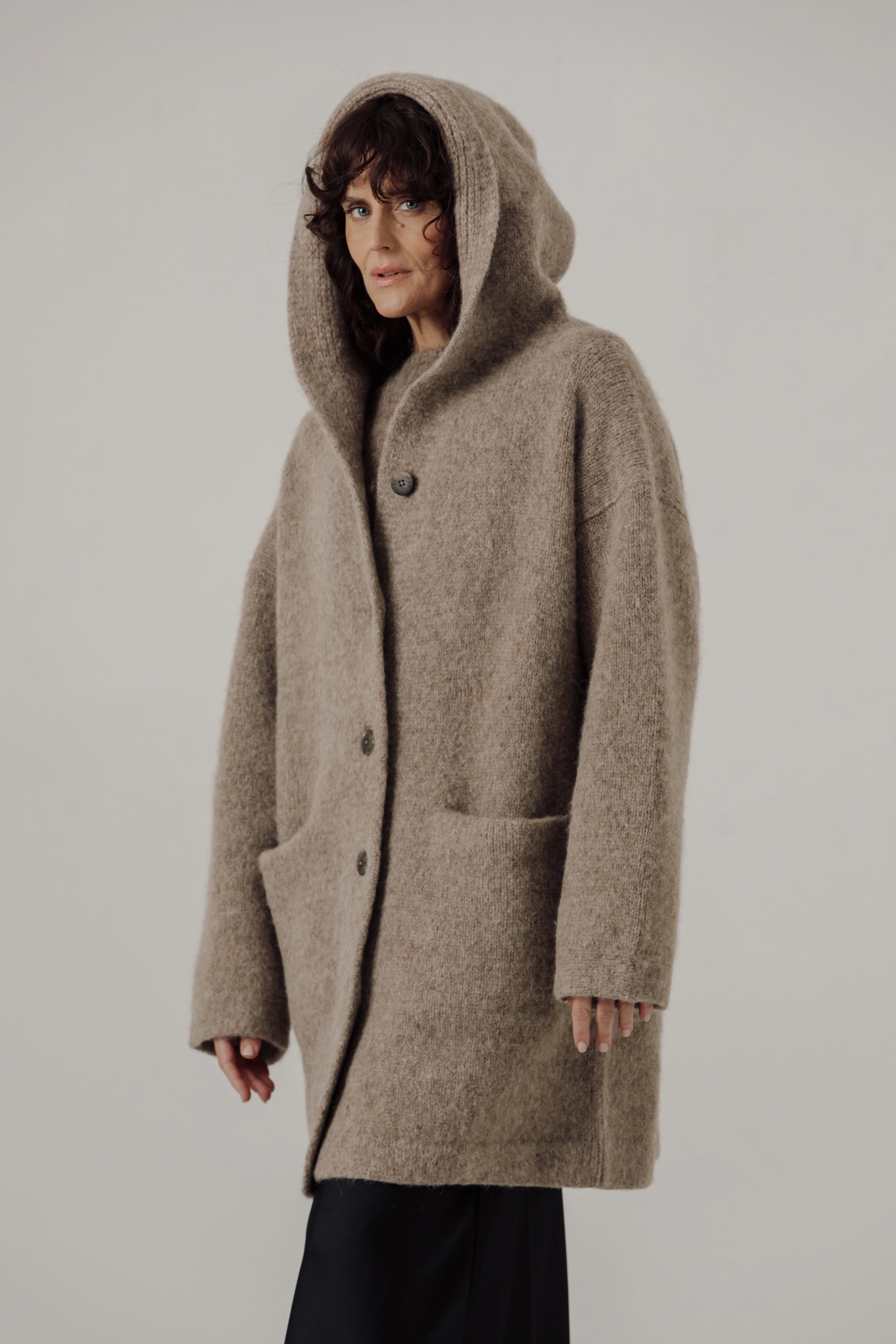 Nook Alpaca Knit Coat Sweaters & Knits Bare Knitwear