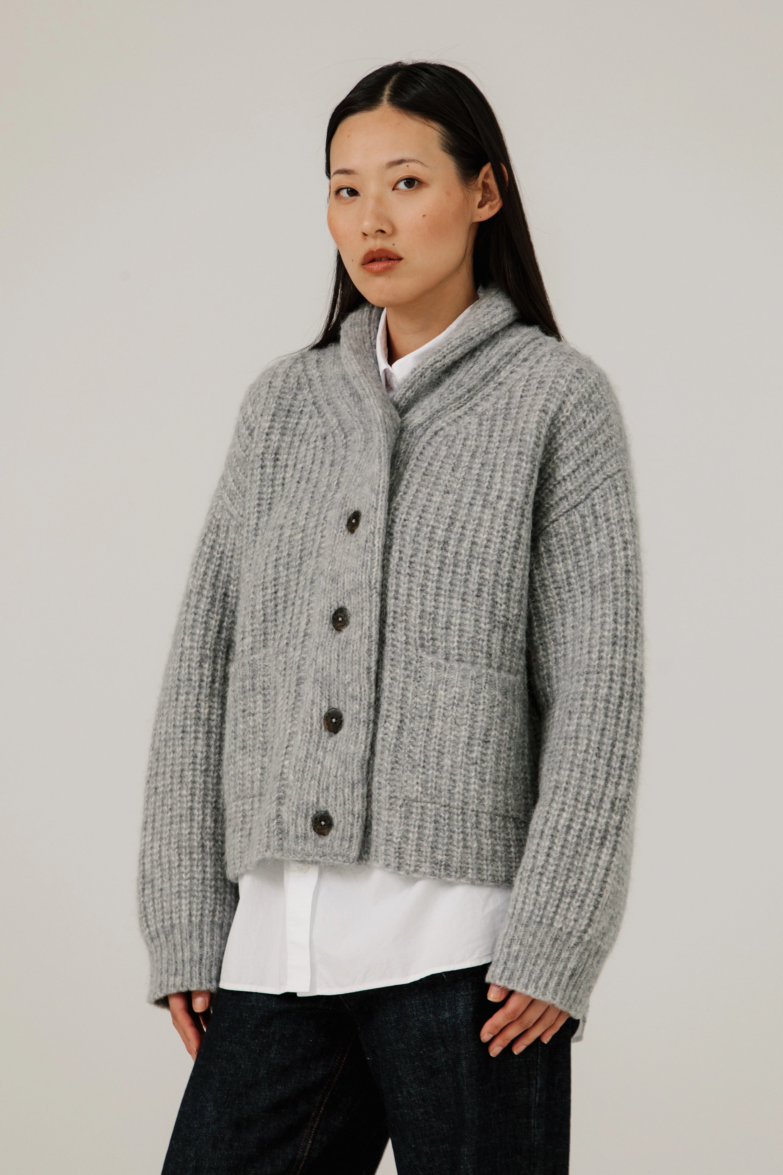 Oversized Shawl Cardigan Sweaters & Knits Bare Knitwear