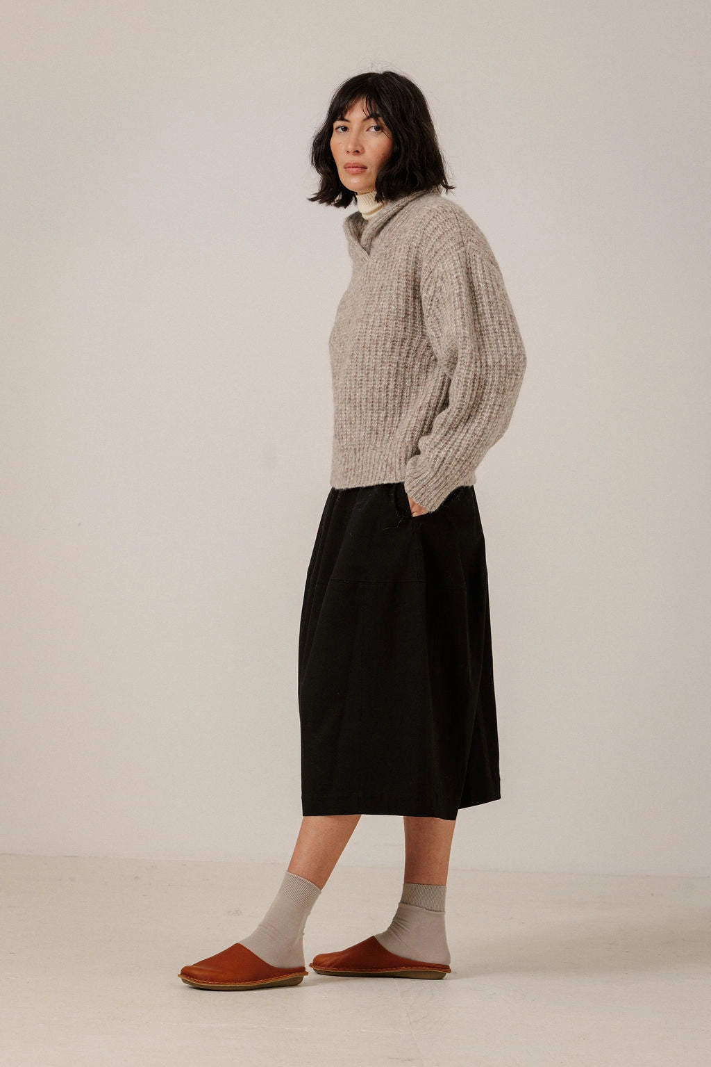 Oversized Shawl Pullover Sweaters &amp; Knits Bare Knitwear